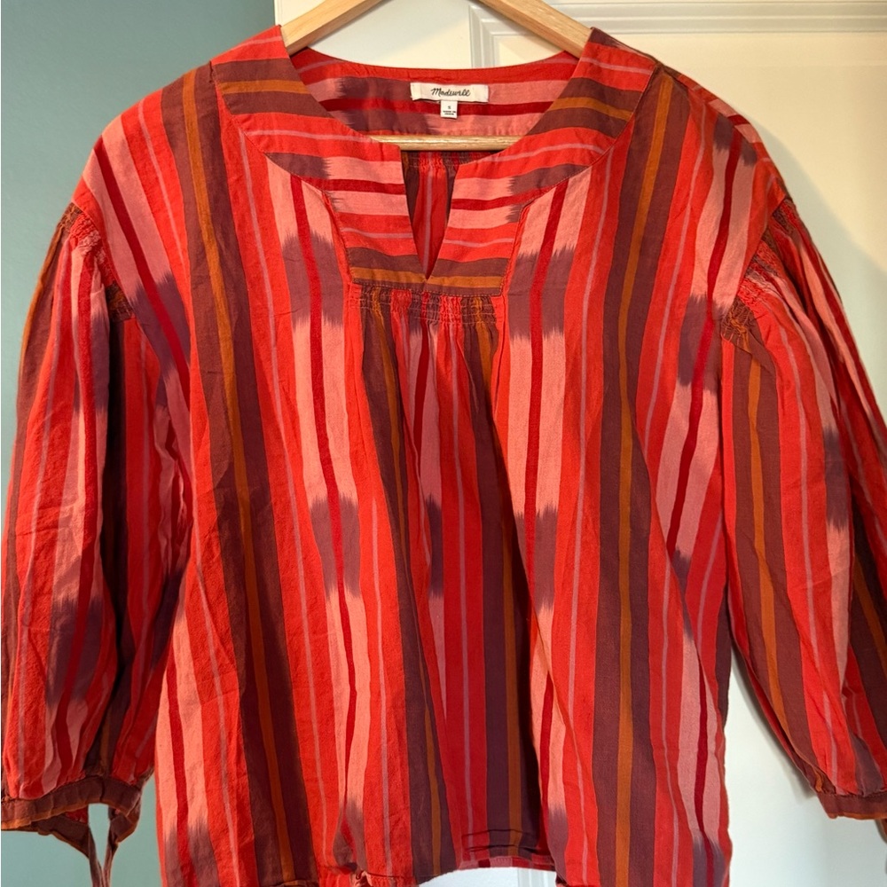 Madewell Multicolor Striped Blouse